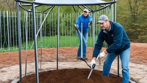 come ancorare un gazebo in ferro