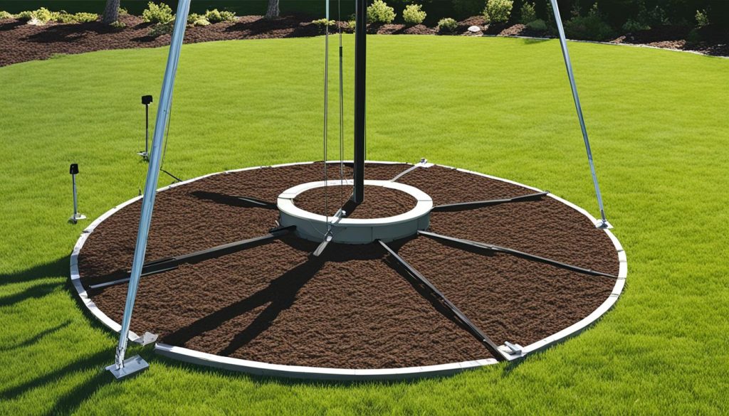 come ancorare un gazebo sul prato