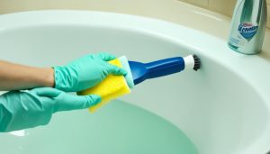 pulire vasca da bagno ingiallita