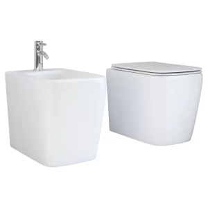 Coppia sanitari sospesi vaso e bidet